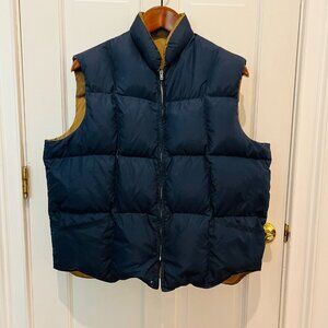 VTG Reversible Down Hunting Puffer Vest By Golden Fleece Size Large